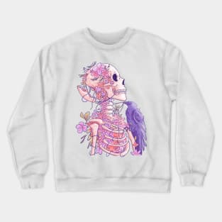 Skeleton floral Crewneck Sweatshirt